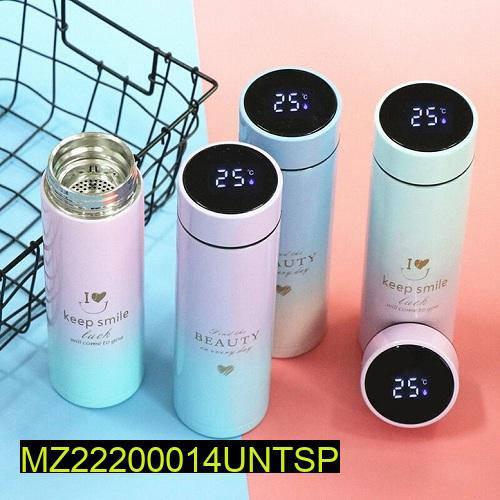 Smart LED Temperature Display Thermos Water Bottle 500ml Stainless Steel