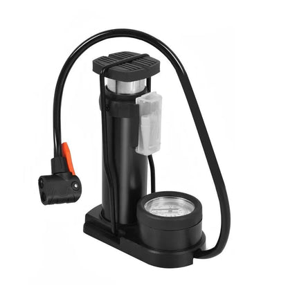 Car Bike Tyre Air Pump with Pressure Gauge Portable Foot