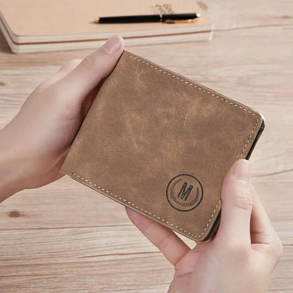 Premium Men's Genuine Leather Wallet – Slim Stylish Bifold Wallet for Men
