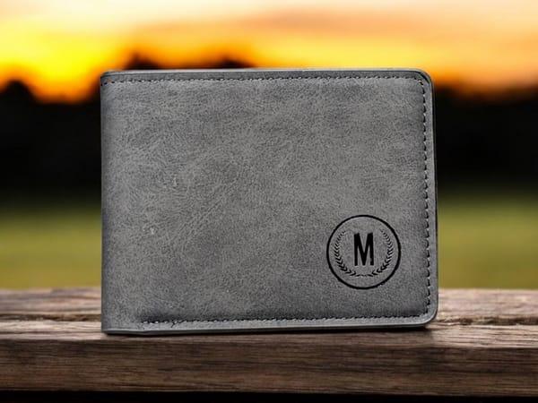 Premium Men's Genuine Leather Wallet – Slim Stylish Bifold Wallet for Men