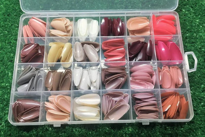 Buy 1 Get 1 Free – 576 Pcs Artificial Nails Set with Free Glue