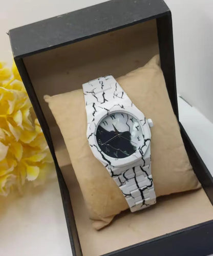 Buy Luxury Marble Design Arabic Numerals Quartz Watch for Men