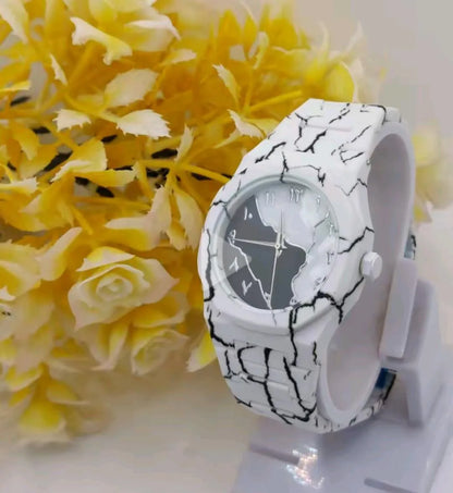 Buy Luxury Marble Design Arabic Numerals Quartz Watch for Men