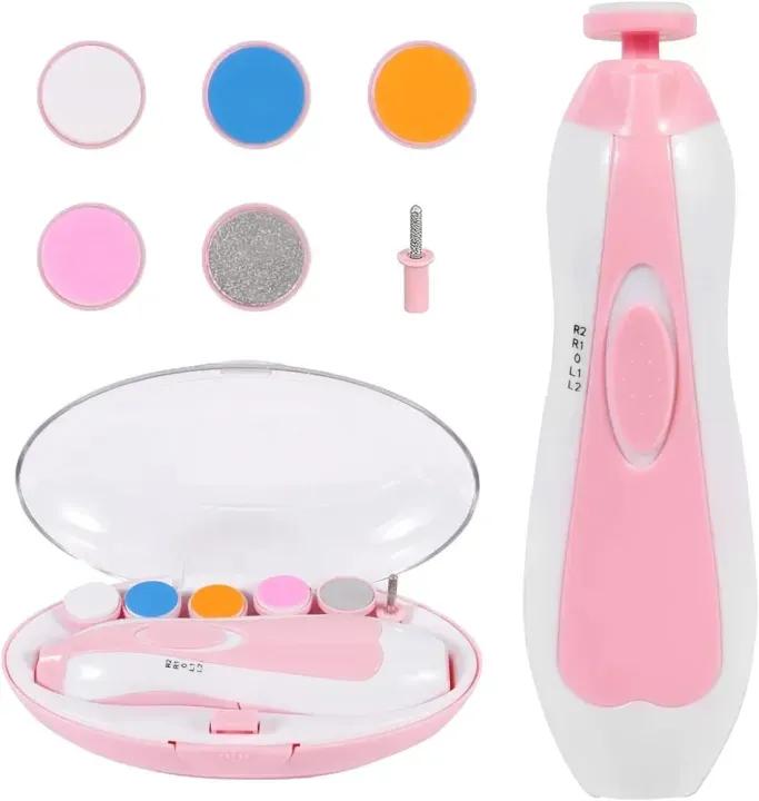 Buy Baby Nail Trimmer Online – Safe & Electric Nail Cutter for Newborns (Pink & Blue)