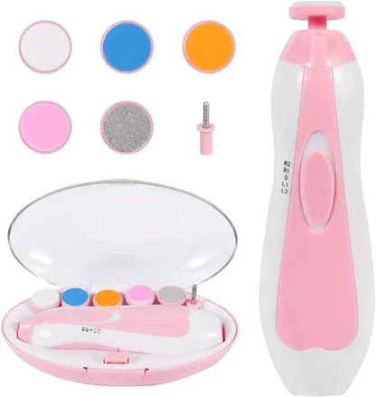Buy Baby Nail Trimmer Online – Safe & Electric Nail Cutter for Newborns (Pink & Blue)