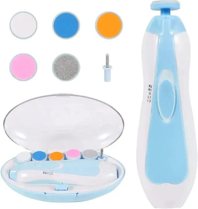 Buy Baby Nail Trimmer Online – Safe & Electric Nail Cutter for Newborns (Pink & Blue)