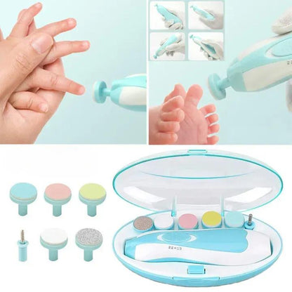Buy Baby Nail Trimmer Online – Safe & Electric Nail Cutter for Newborns (Pink & Blue)