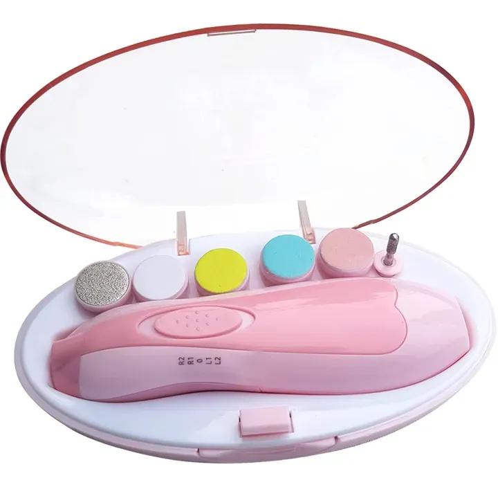 Buy Baby Nail Trimmer Online – Safe & Electric Nail Cutter for Newborns (Pink & Blue)