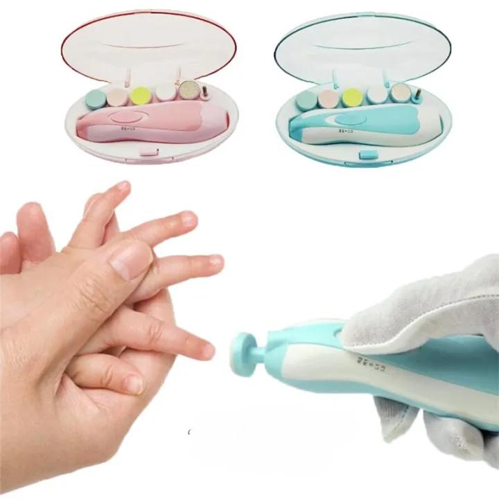 Buy Baby Nail Trimmer Online – Safe & Electric Nail Cutter for Newborns (Pink & Blue)