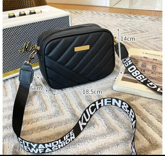 Women's Quilted Crossbody Bag – Stylish Rexine Shoulder Bag for Women
