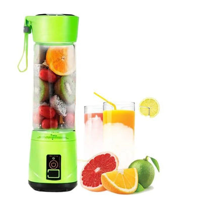 Portable 6 Blade Electric Juice Blender Bottle – USB Rechargeable Smoothie Maker for Home, Office & Travel in Pakistan